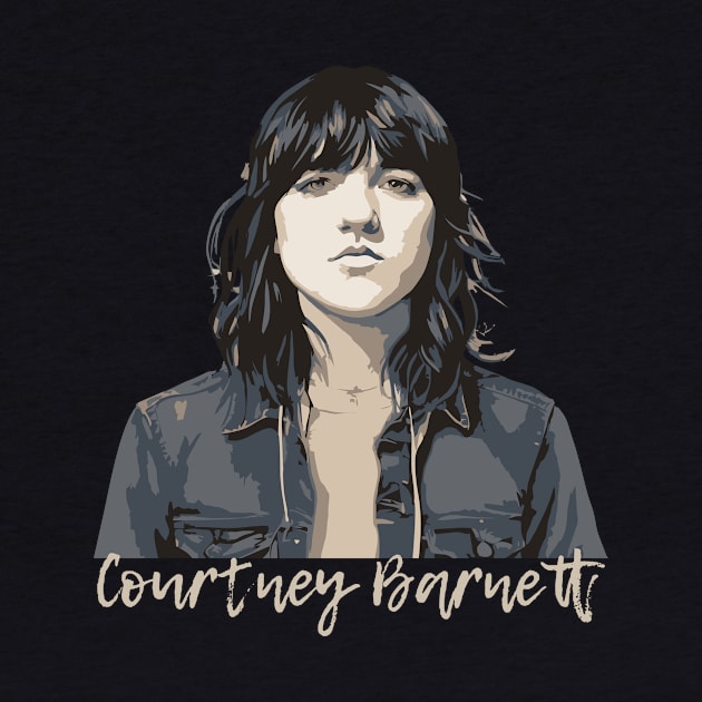 VINTAGE Courtney Barnett // INDIE FANS ART by gerradliquid